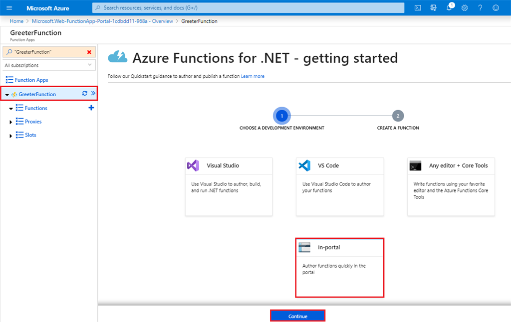 Getting Started With Windows Azure Function App